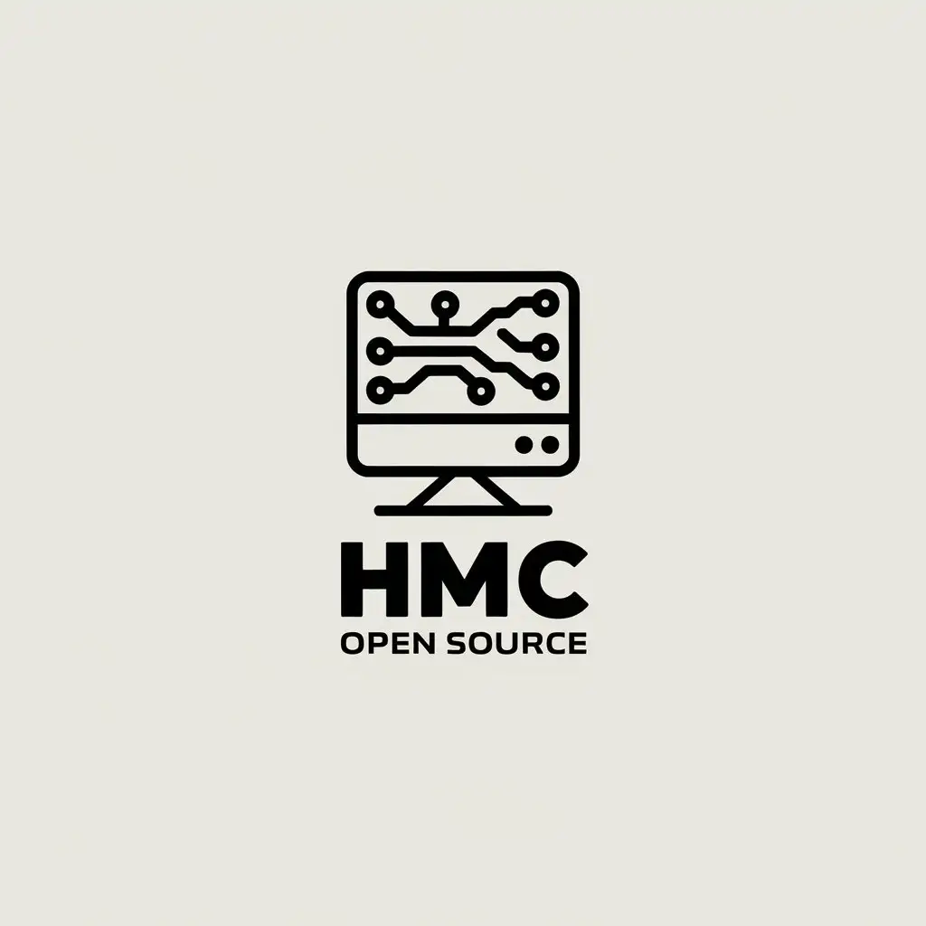 LOGO-Design-for-HMC-Open-Source-Minimalistic-Vector-Logo-with-Computer-Symbol