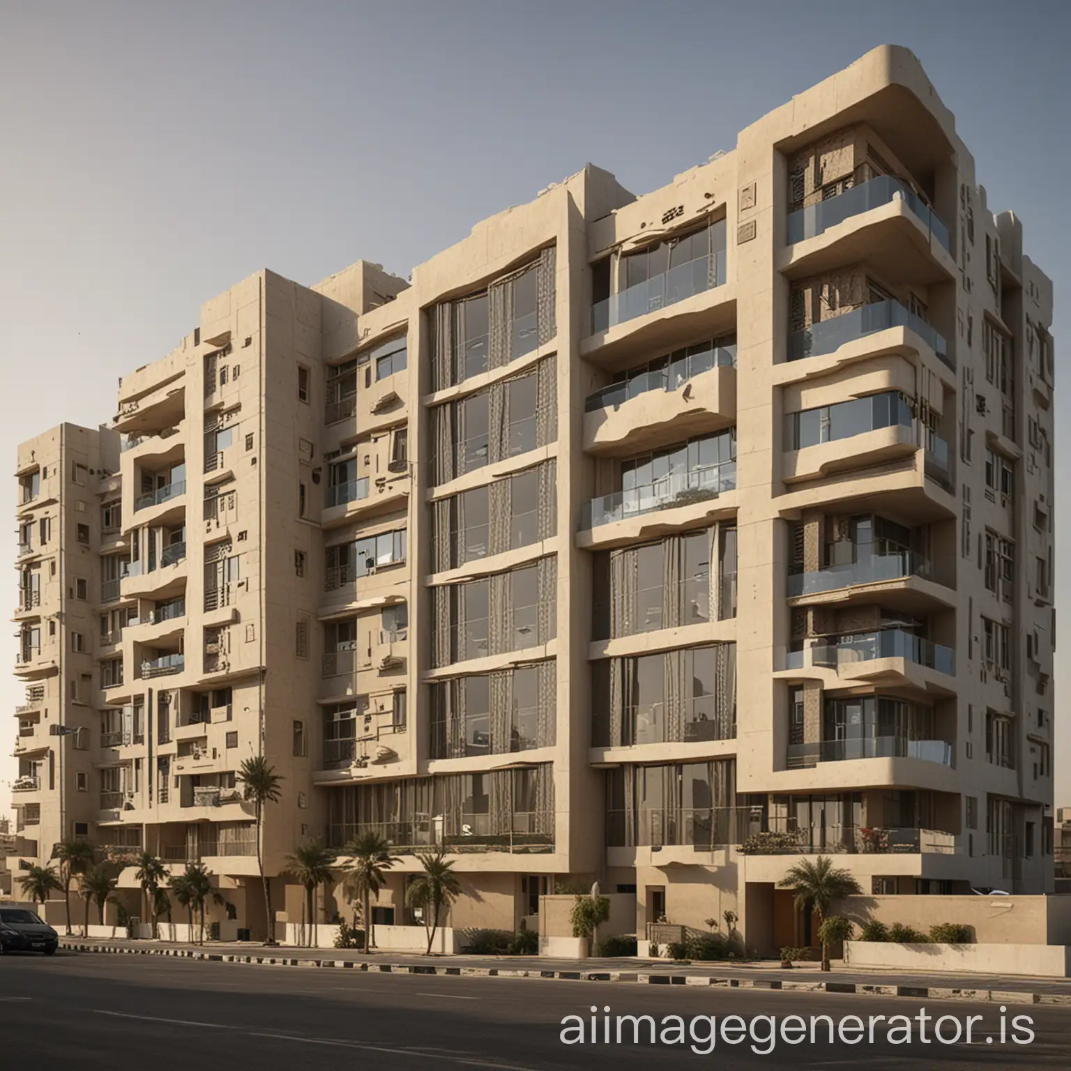 images of modern residential building in Riyadh, Saudi Arabia