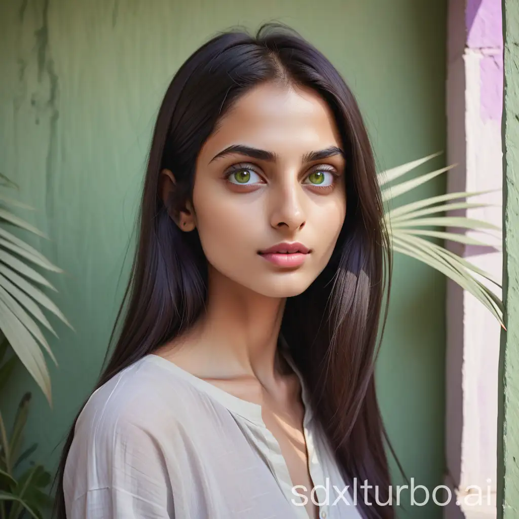 Kashmiri-Woman-with-Straight-Hair-in-Minimalist-Bright-Interior