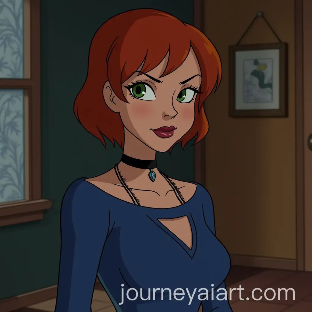 AI-Image-ExpansionMary-Jane-Watson-from-2003-SpiderMan-Animated-Series-in-Casual-Home-Setting