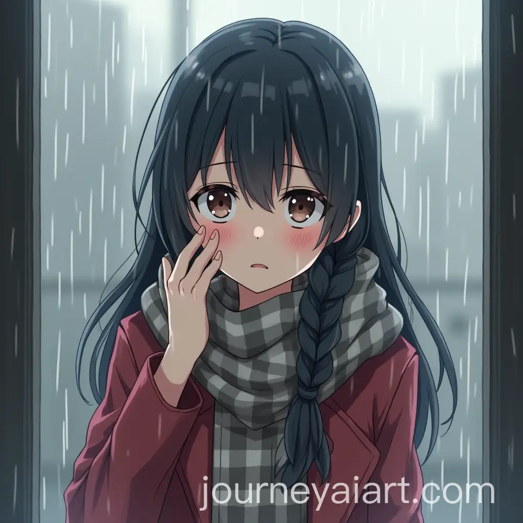 AnimeAI-Art-Prompt-Expansion-Girl-Looking-Outside-Through-a-Fogged-Window-on-a-Rainy-Day