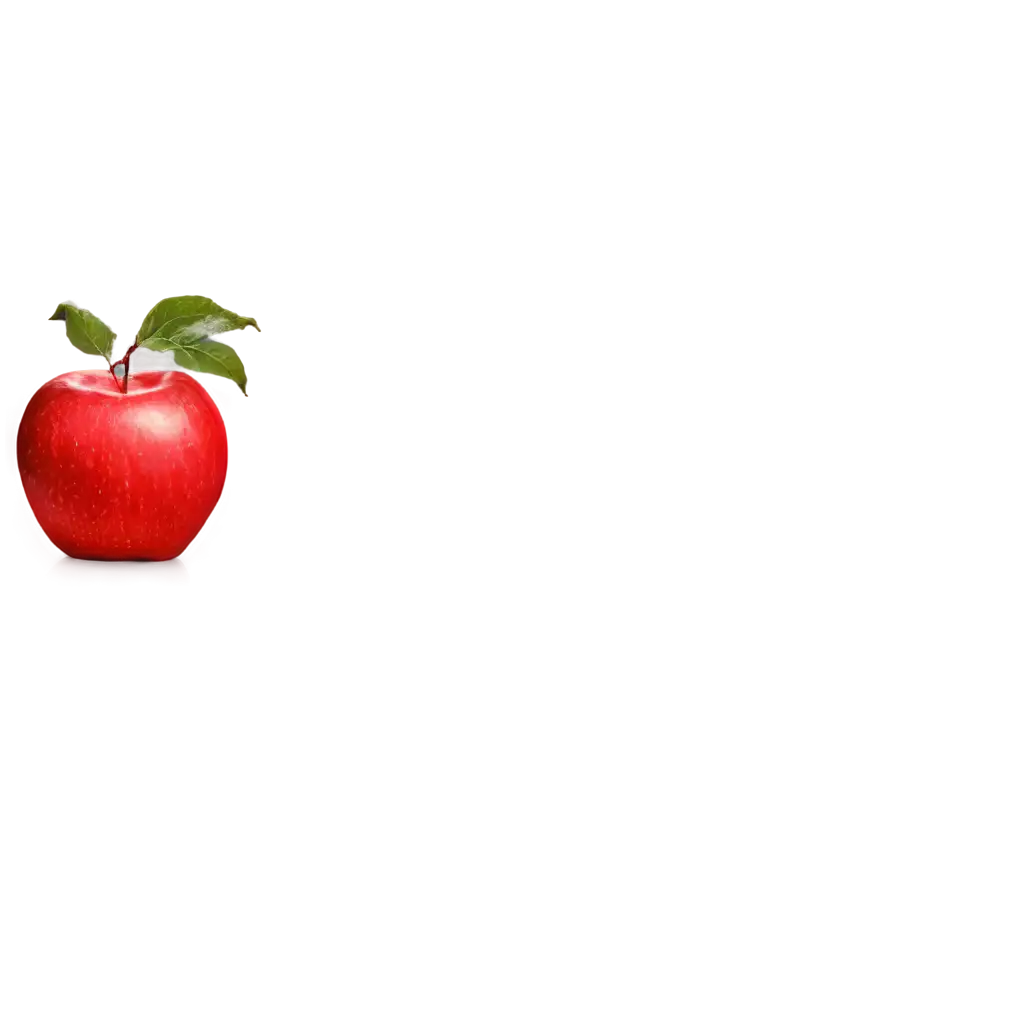 The-Red-Apple-PNG-A-Symbol-of-Value-and-Freshness-in-HighQuality-Image-Format