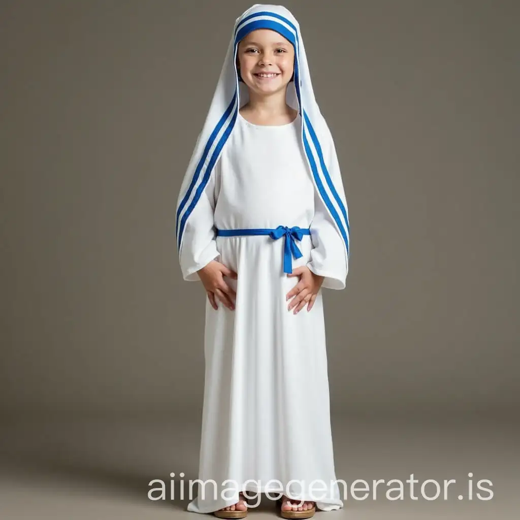 Mother-Teresa-Kids-Fancy-DressUp-FullLength-Picture-Easy-Costume-Idea