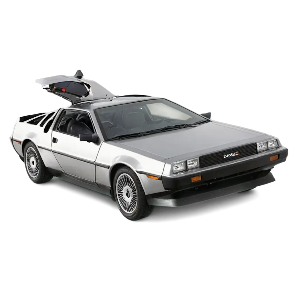 Delorean-DMC-PNG-Image-Capturing-Futuristic-Retro-Design-with-Clarity