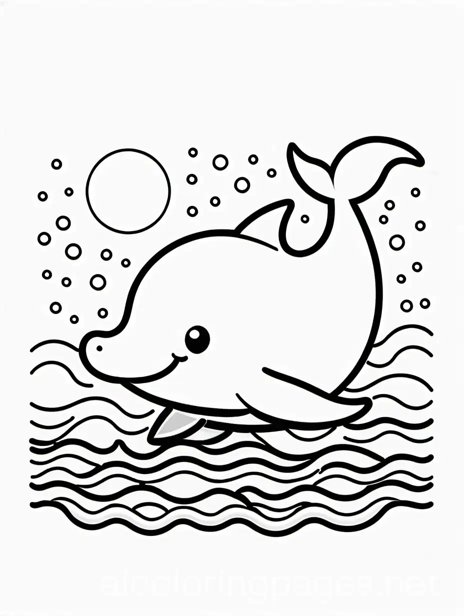 Smiling-Dolphin-Coloring-Page-for-Toddlers