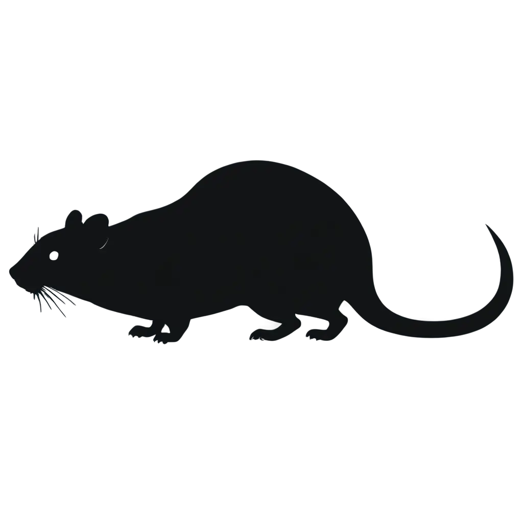 Minimalist-Rat-Silhouette-PNG-Side-View-with-Raised-Front-Paws