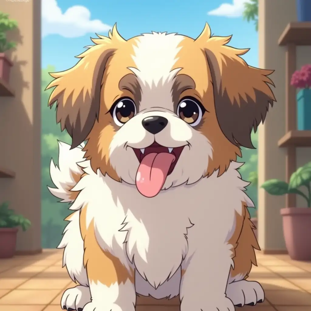 anime video of shih tzu