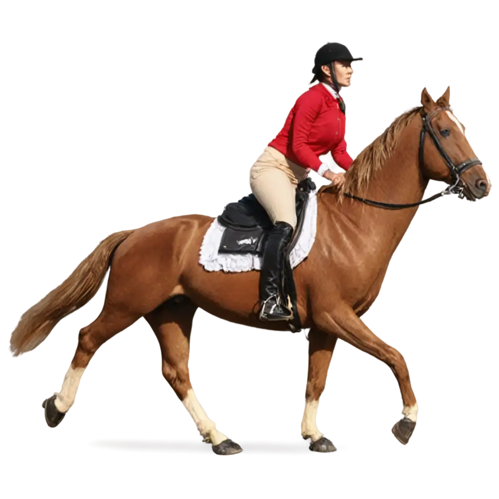 PNG-Image-of-a-Horse-Rider-Captivating-Equestrian-Art