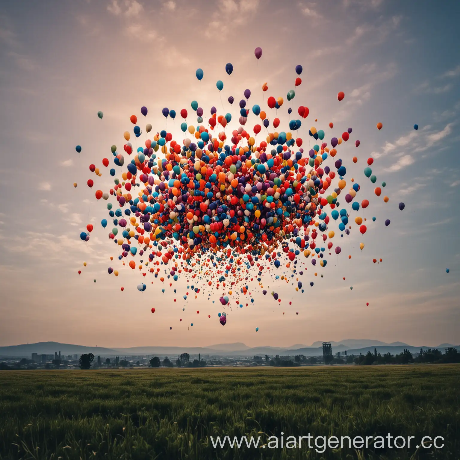 Colorful-Balloons-Floating-in-the-Sky-Horizon