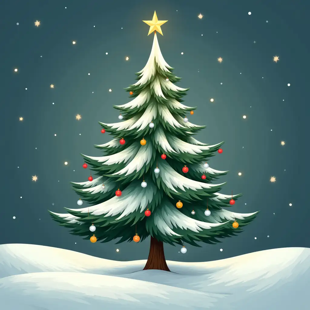 christmas tree vector graphics