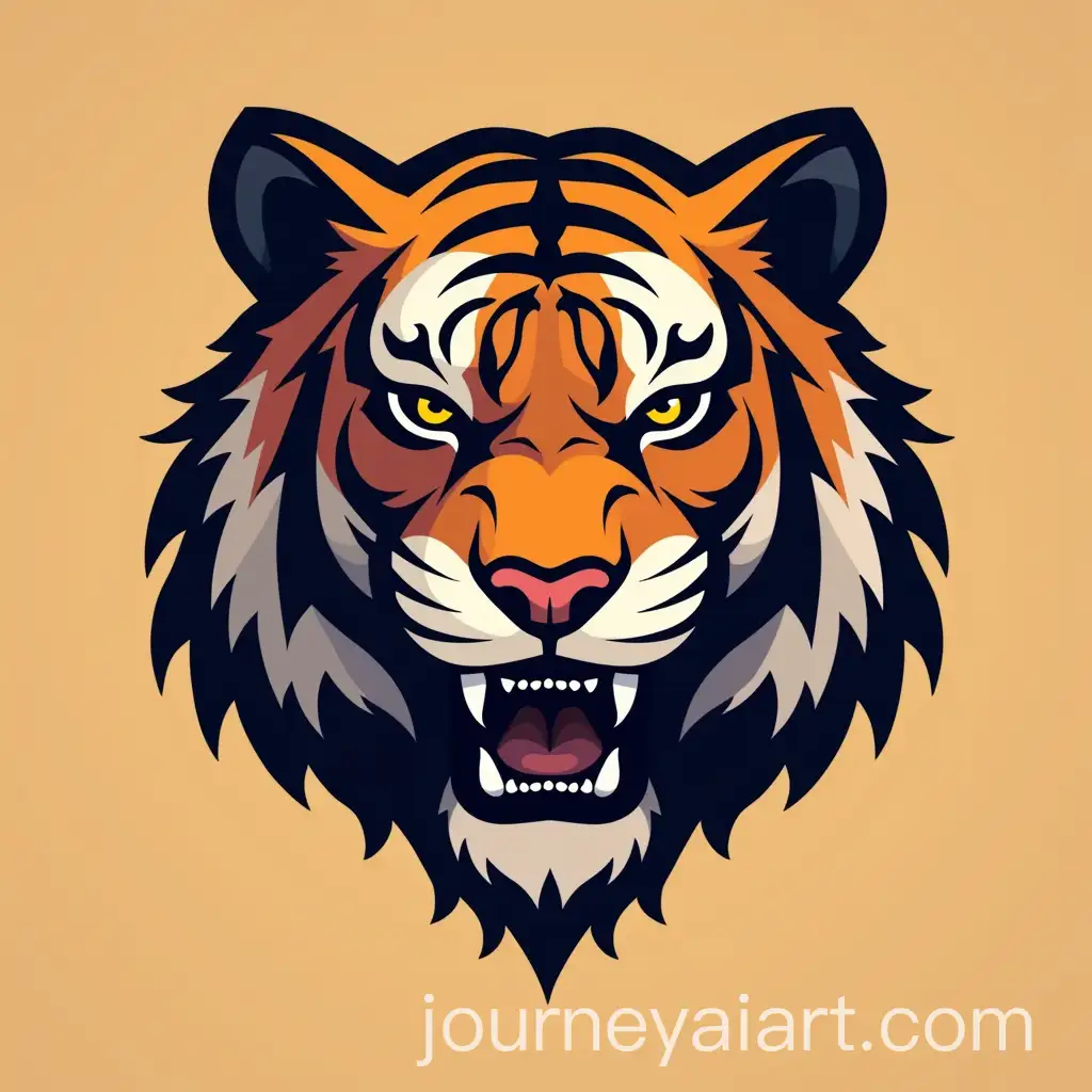 Geometric-Tiger-Head-Logo-Design-with-Modern-Realism