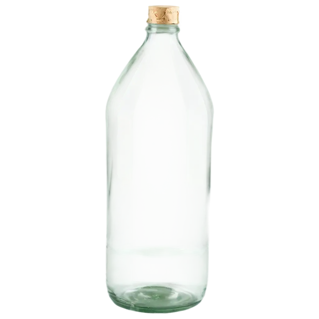 Transparent-Cartoonish-Dirty-Glass-Bottle-PNG-for-Versatile-Design-Applications