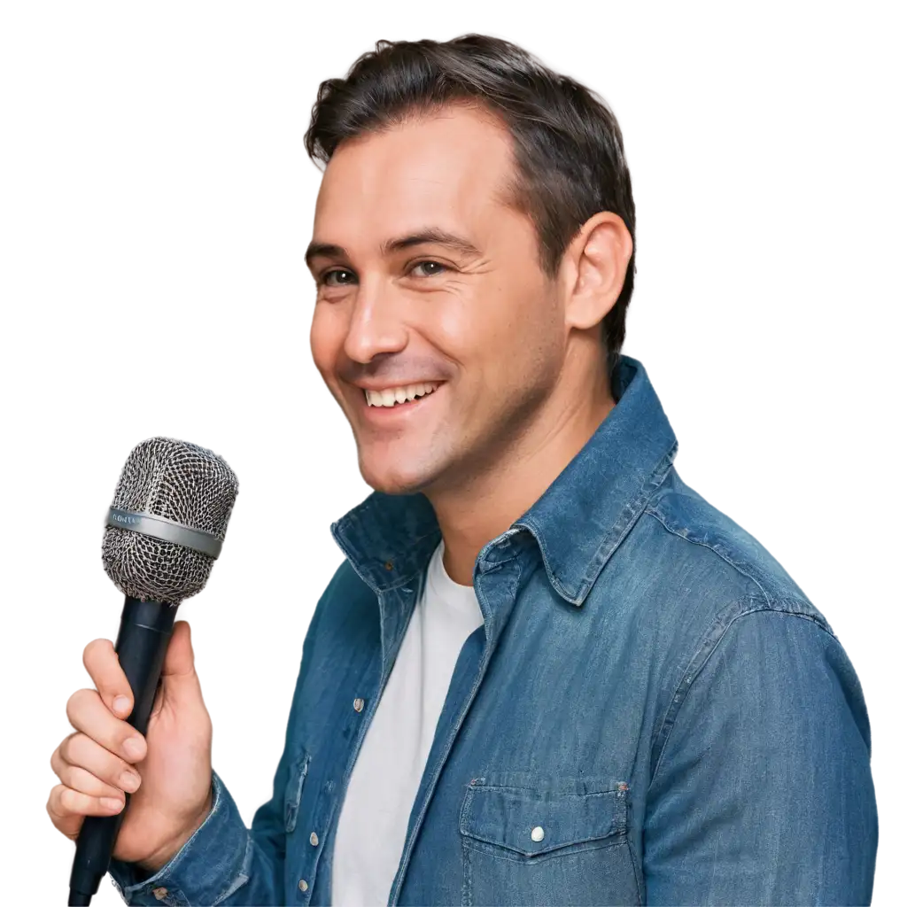 Smiling-Man-Holding-Mic-PNG-Image-HighQuality-CloseUp-Shot-for-Various-Applications