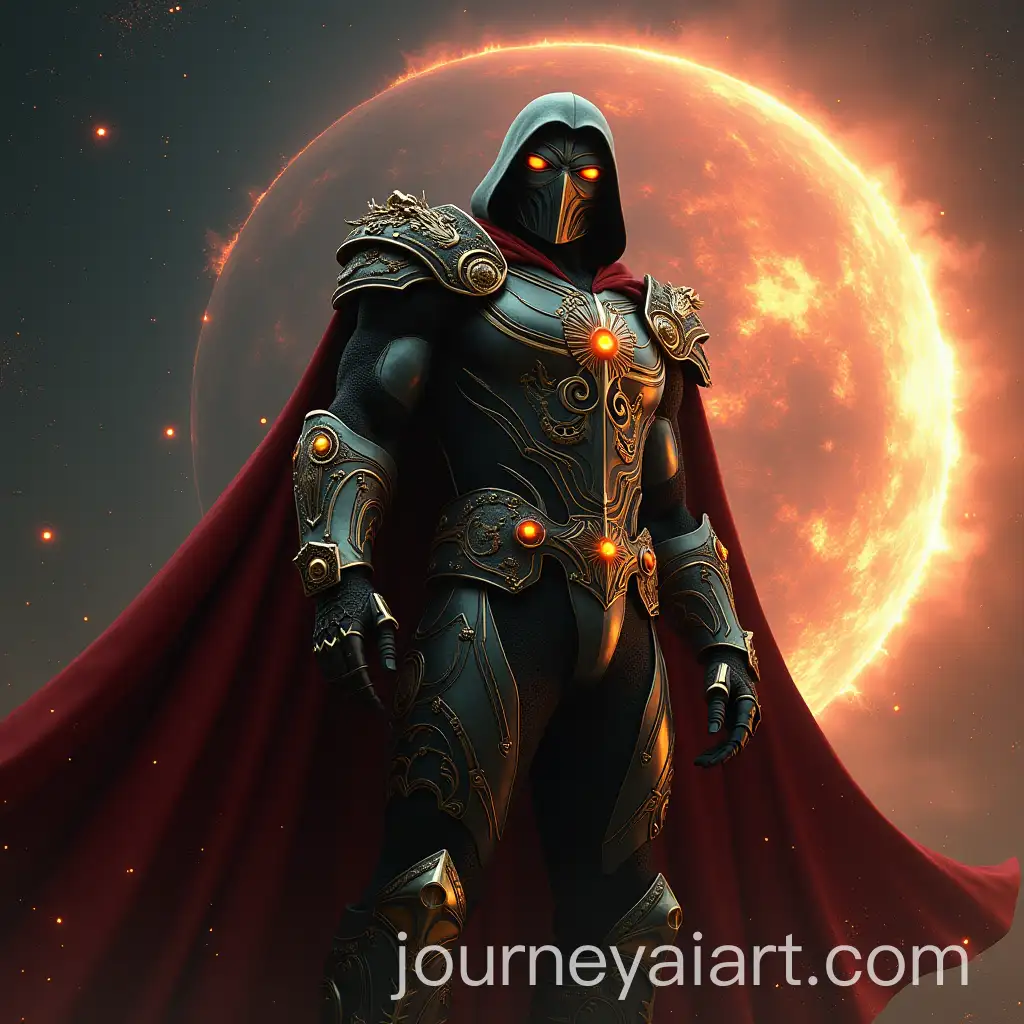 Victor-Von-Doom-in-Medieval-Armor-Amid-Explosive-Cosmic-Chaos