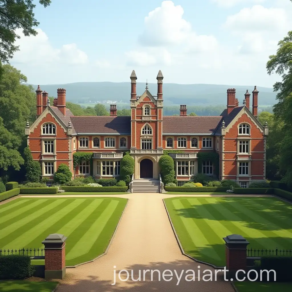 Exclusive-UK-Private-Boarding-School-in-Victorian-Style-with-Countryside-and-Cricket-Pitch