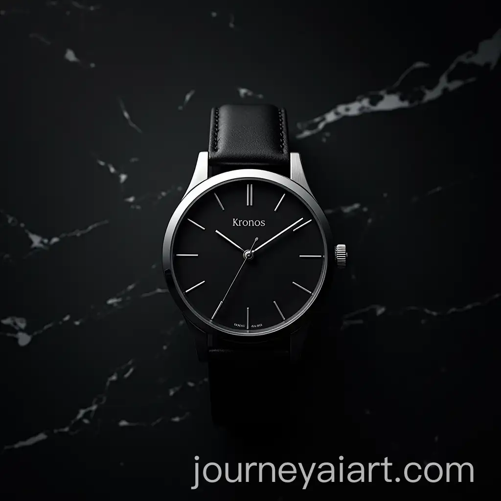 Luxury-AI-Image-Prompt-ExpansionKronos-Wristwatch-on-Dark-Marble-Background-with-Elegant-Lighting
