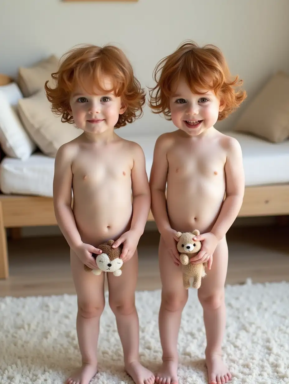 Two-Little-Girls-with-Stuffed-Animals-in-a-Playroom-with-Fluffy-Pillows