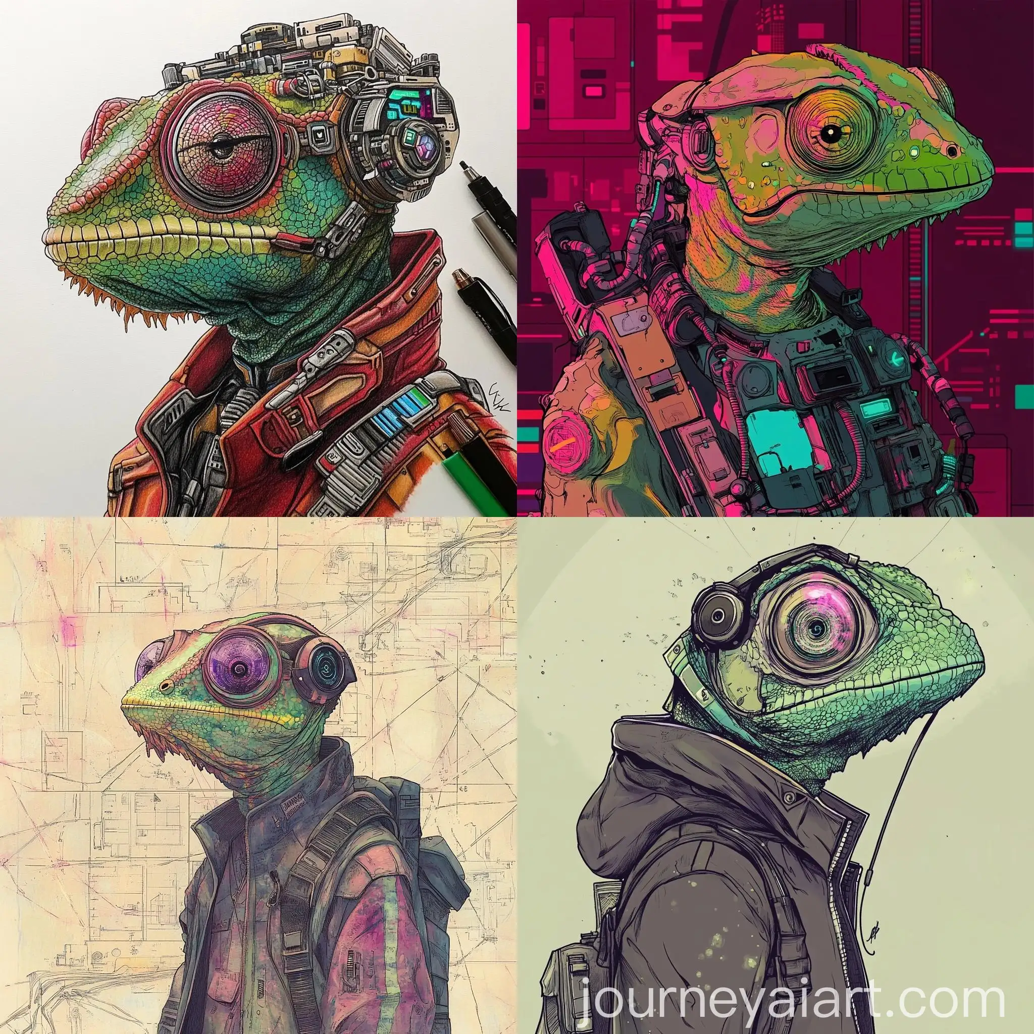 Cyberpunk-Chameleon-Hacker-Digital-Art