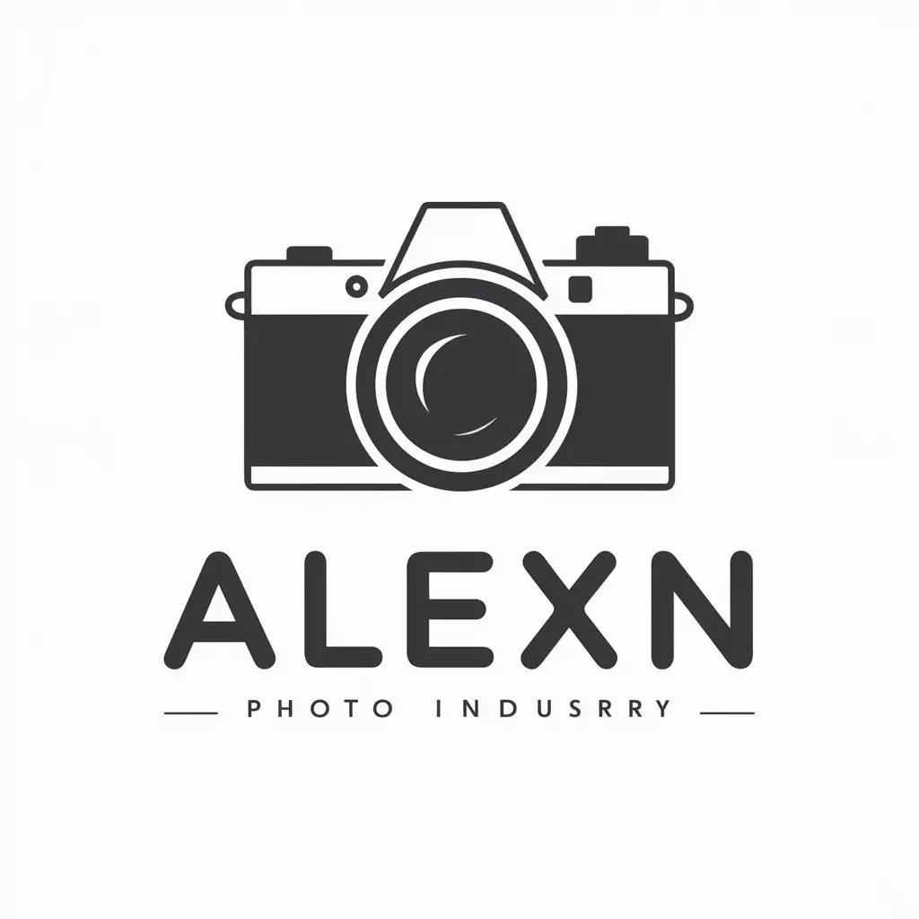 LOGO-Design-For-ALEXN-Camera-Icon-with-Clean-and-Professional-Look