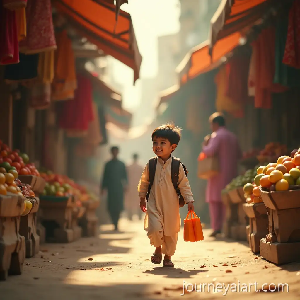 Young-Boy-EnjoyAI-Image-Prompt-Expansioning-a-Colorful-Local-Street-Market-Experience