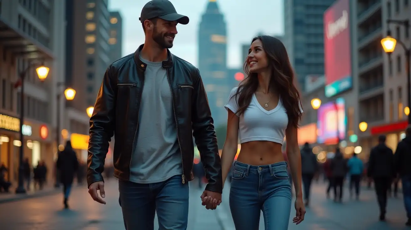 Couple-Strolling-HandinHand-on-Avenida-Paulista-at-Dusk