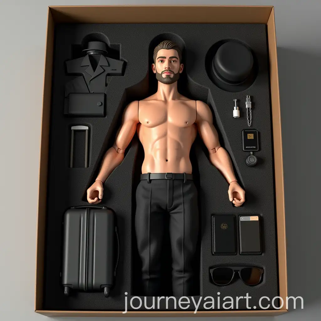 Luxury-Collectible-Male-Commercial-Pilot-Action-Figure-with-Detailed-Accessories