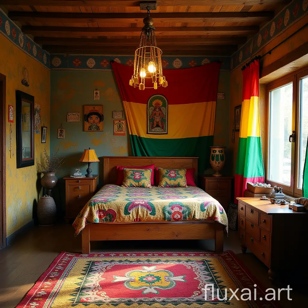 A rastafarian room