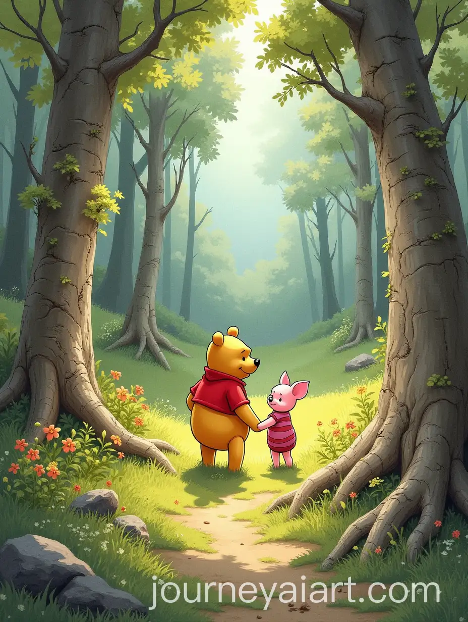 Enchanted-Hedgeyard-with-Winnie-the-Pooh-and-Friends