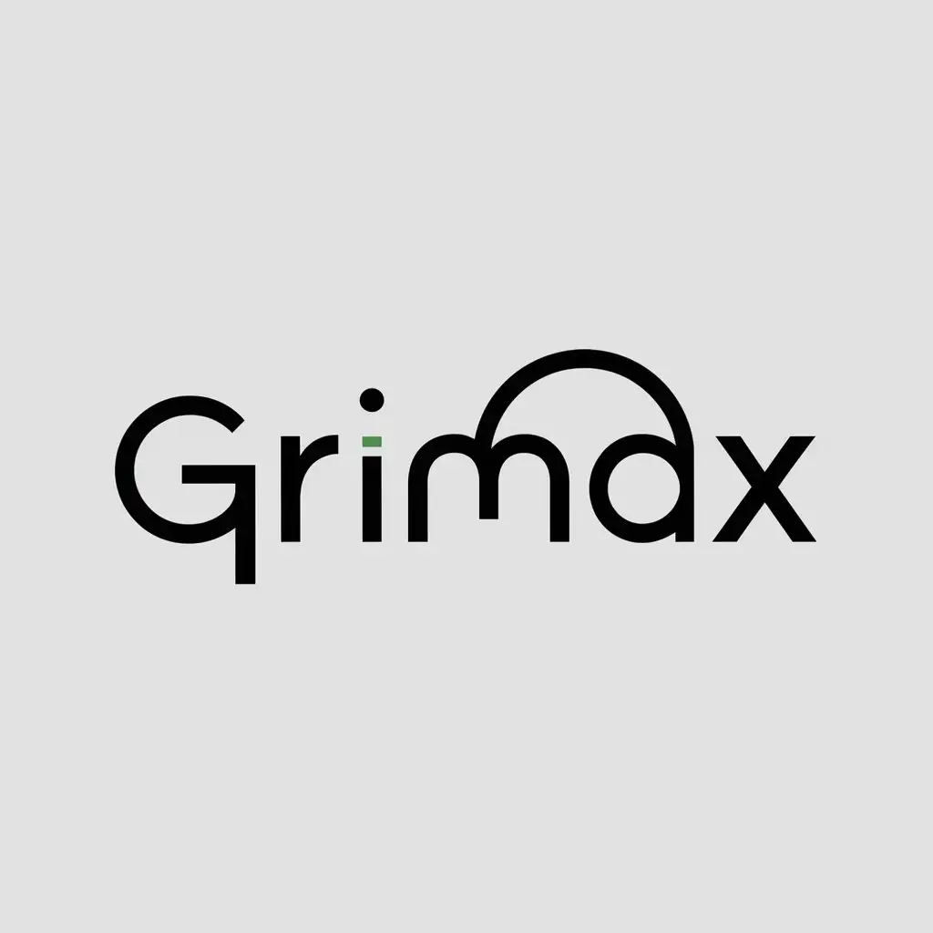 LOGO Design for Grimax Minimalist Typographic Logo for Telegram Apps in Technology Industry