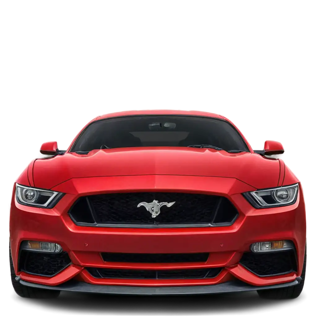 Red-Mustang-PNG-Image-HighQuality-Transparent-Format-for-Versatile-Uses