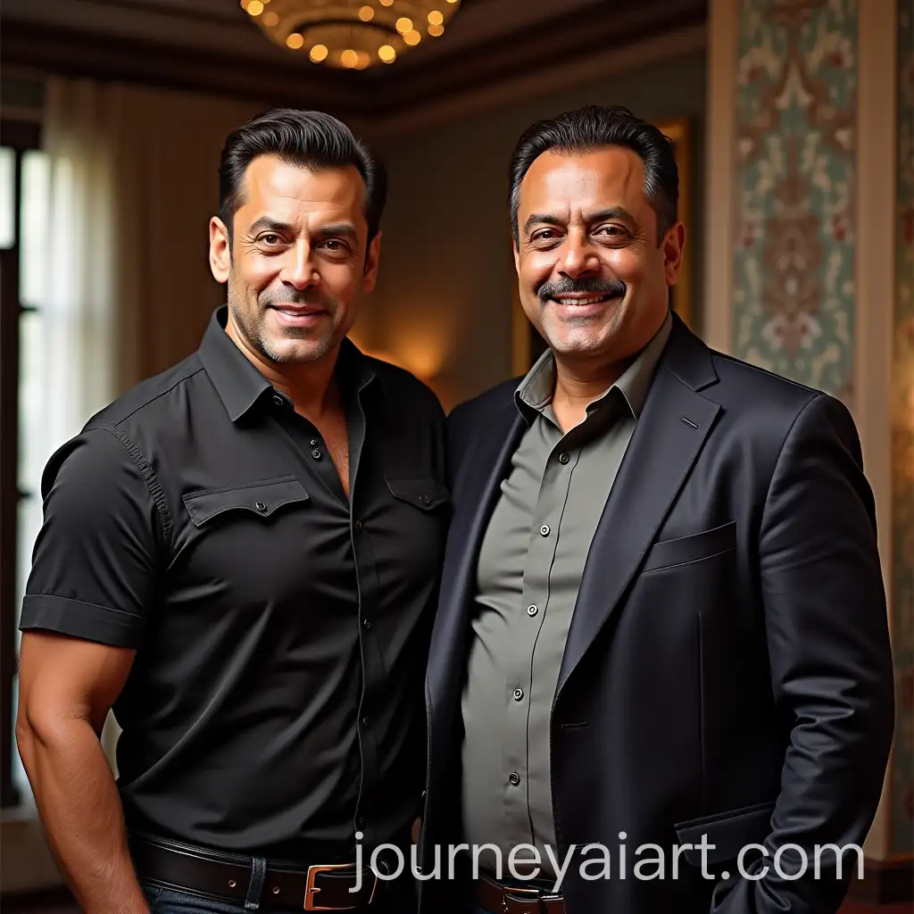 Salman-Khan-and-Sanjay-Dutt-Together-in-a-Dramatic-Scene