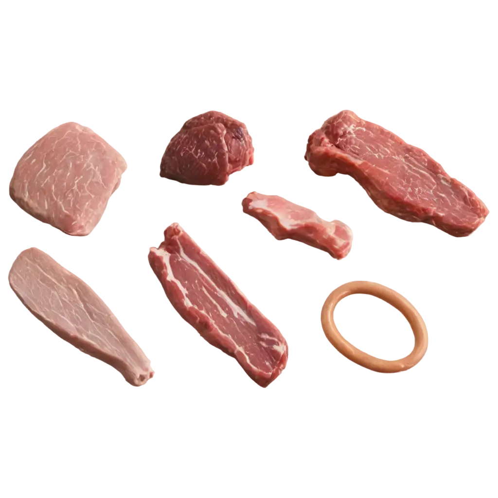 HighQuality-PNG-Image-of-Meats-Enhancing-Visual-Clarity-and-Detail