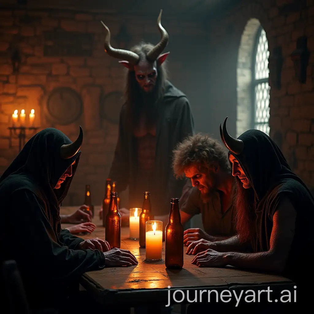 Dark-Medieval-Tavern-with-Grim-Zombies-and-a-Glowing-Horned-Devil