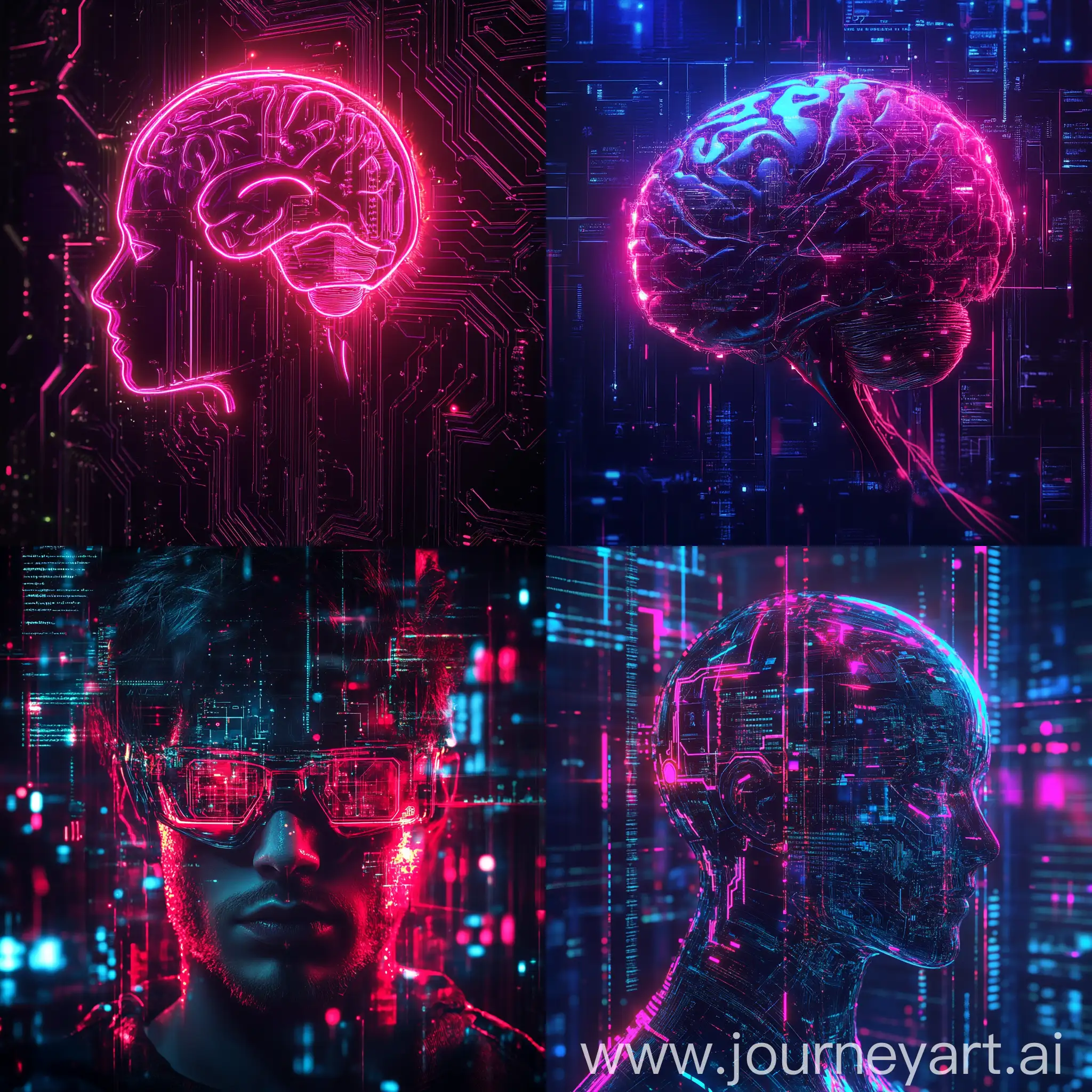 Cyberpunk-AI-Technology-Logo-on-Neon-Background