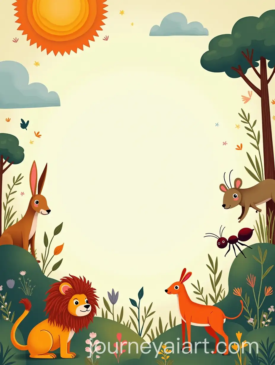 Childrens-Book-Cover-365-Fables-Featuring-PixarStyle-Animals