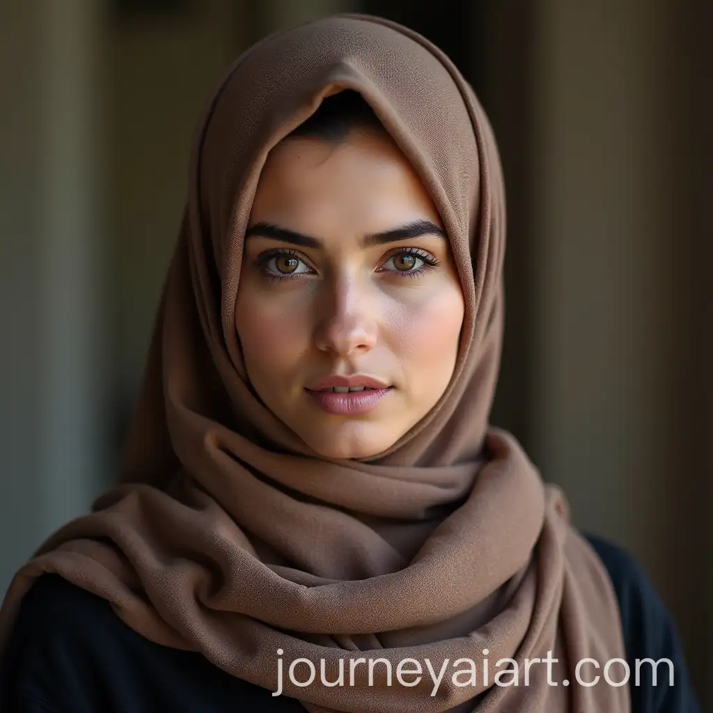 Elegant-HijabClad-Woman-in-a-Peaceful-Setting