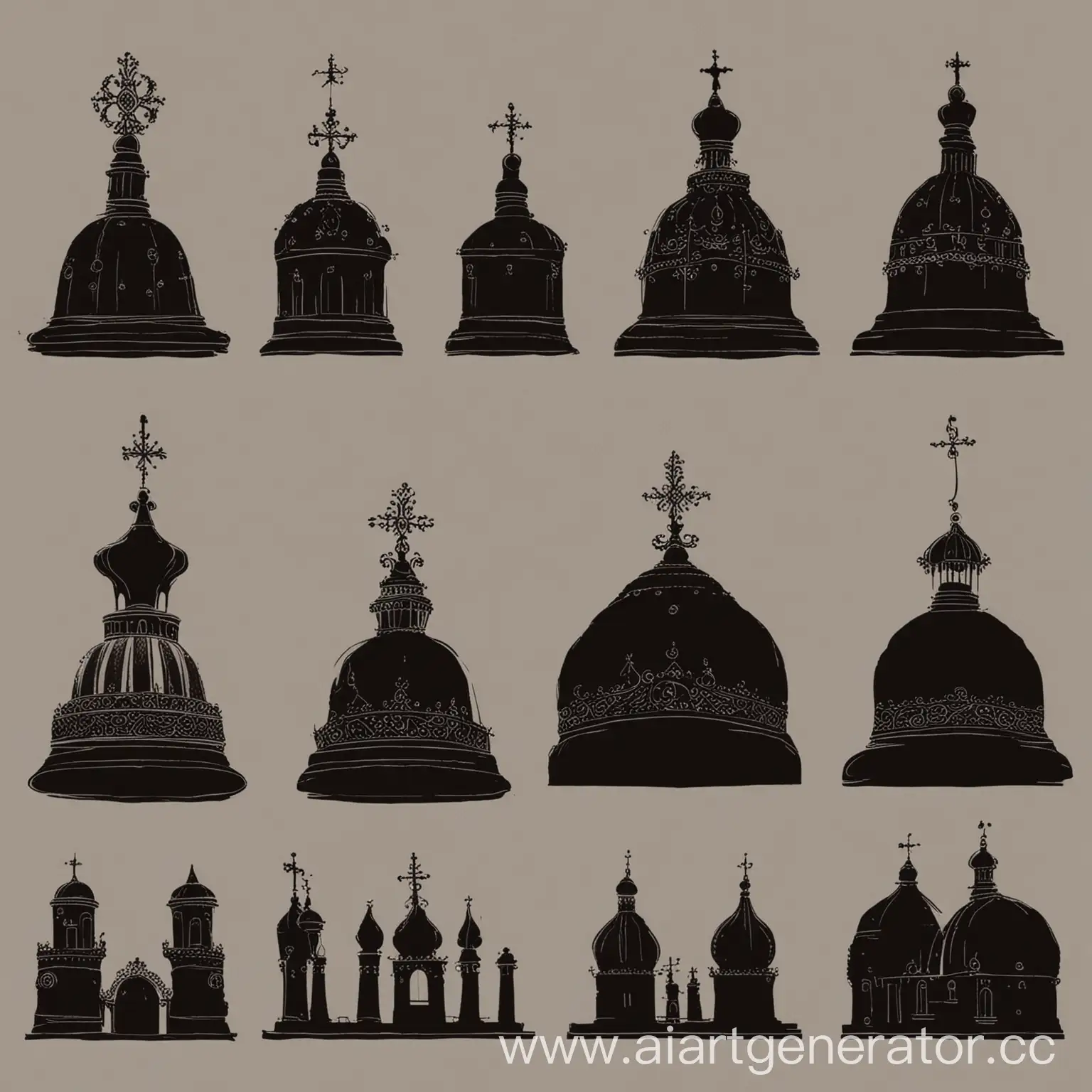 Silhouette-of-Elegant-Domes-Merging-with-a-Classic-Bell