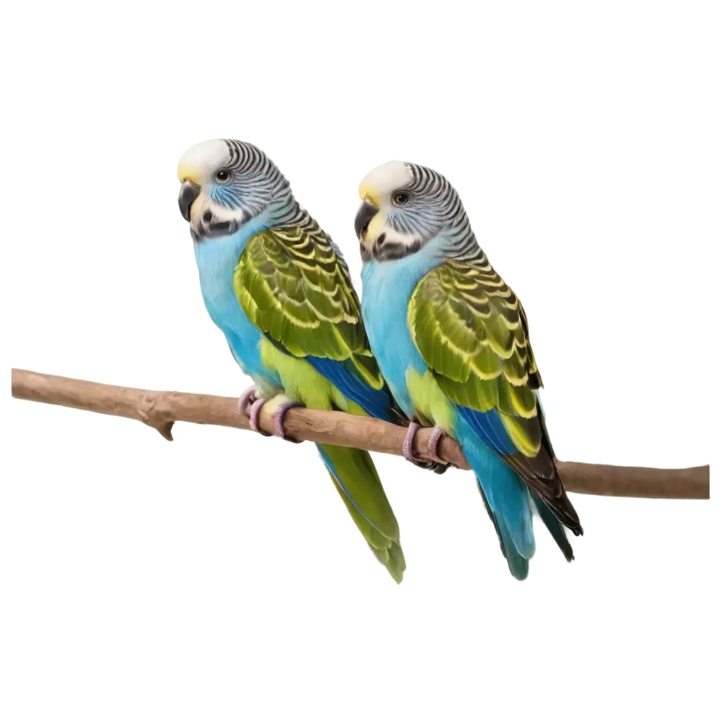 Budgies-Front-View-PNG-Image-HighQuality-Transparency-for-Versatile-Usage