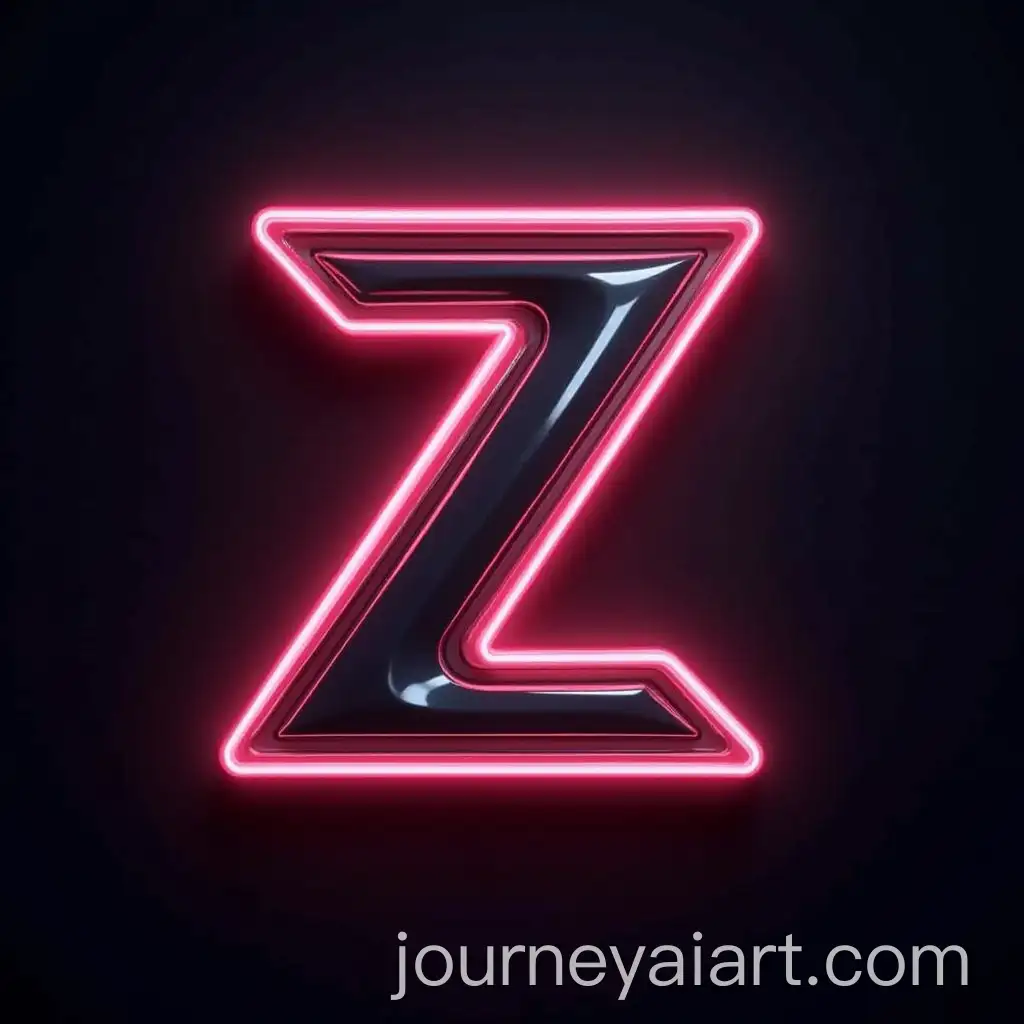 Neon-and-ChromeAI-Image-Prompt-Expansion-Letter-Z-Logo-with-Modern-Design