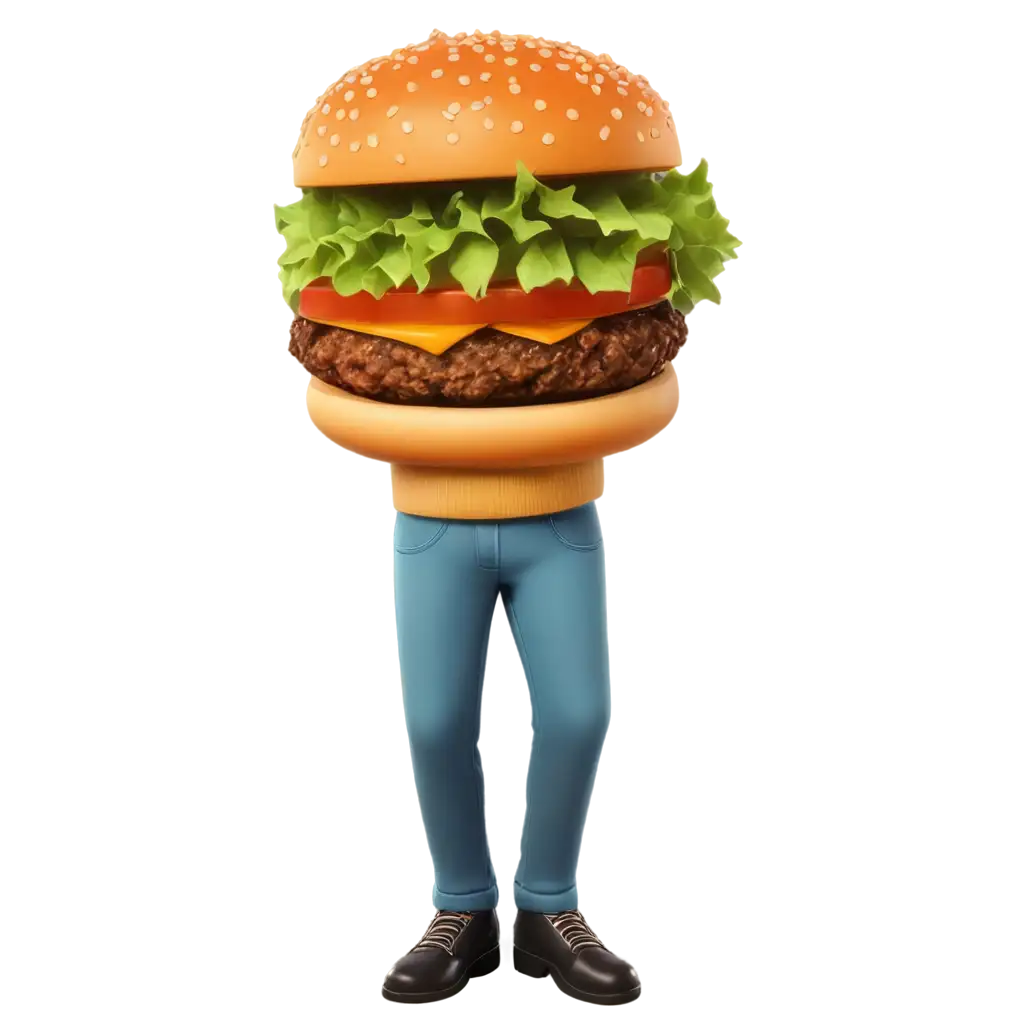 Burger-Cartoon-PNG-Image-HighQuality-Transparent-Artwork-for-Versatile-Use