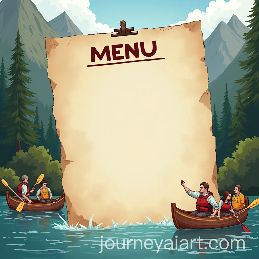 Rafting-Trip-Dining-RoomAI-Art-Prompt-Expansion-Menu-in-Mountainous-Setting