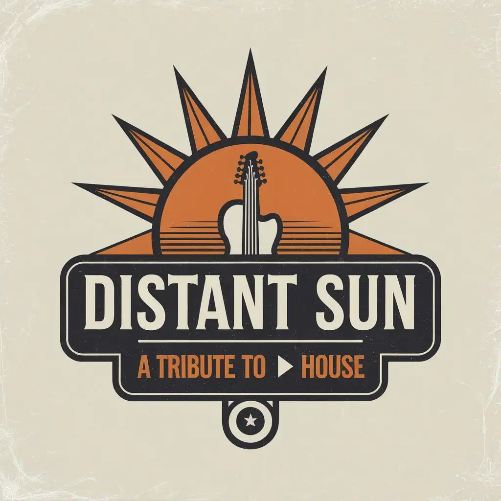 LOGO Design For Distant Sun A Tribute To Crowded House