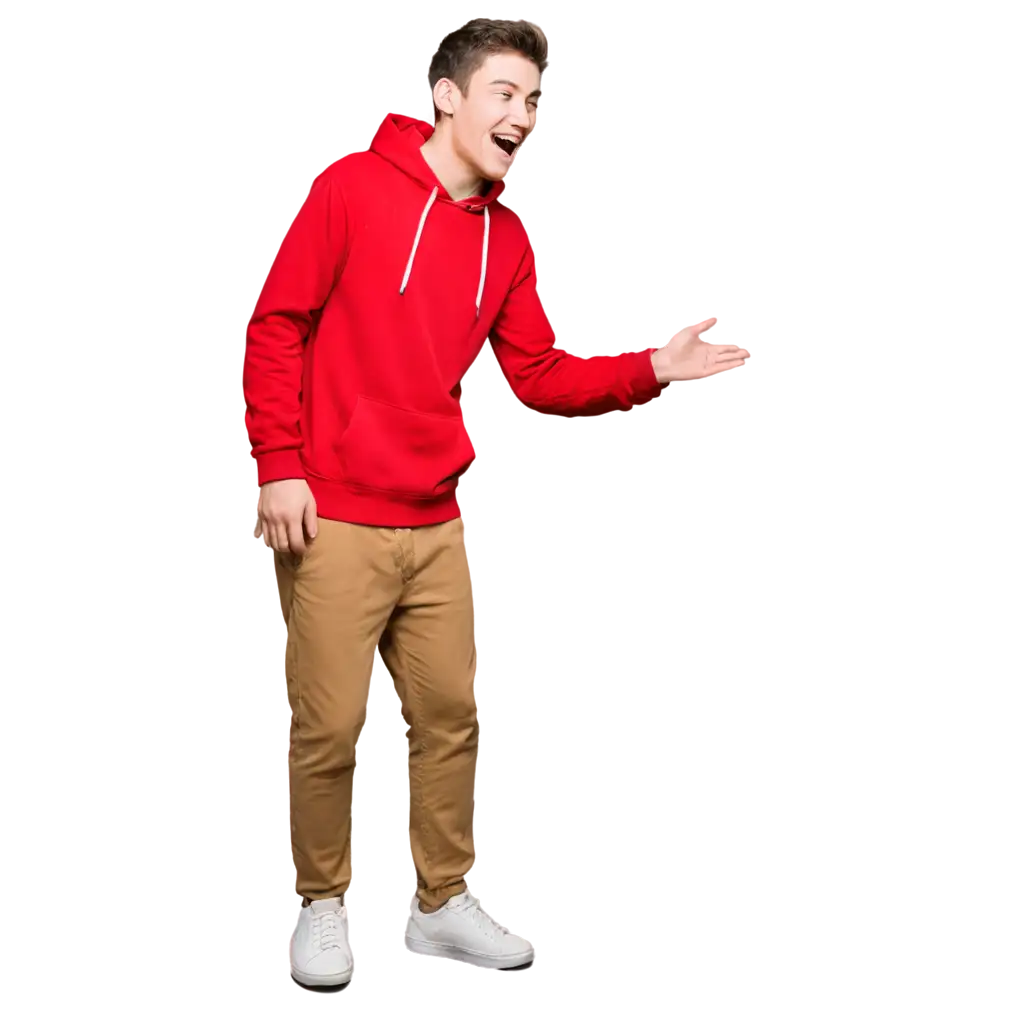 Young-Man-in-Red-Hoodie-Laughing-PNG-Image-HighQuality-Digital-Asset-for-Creative-Projects