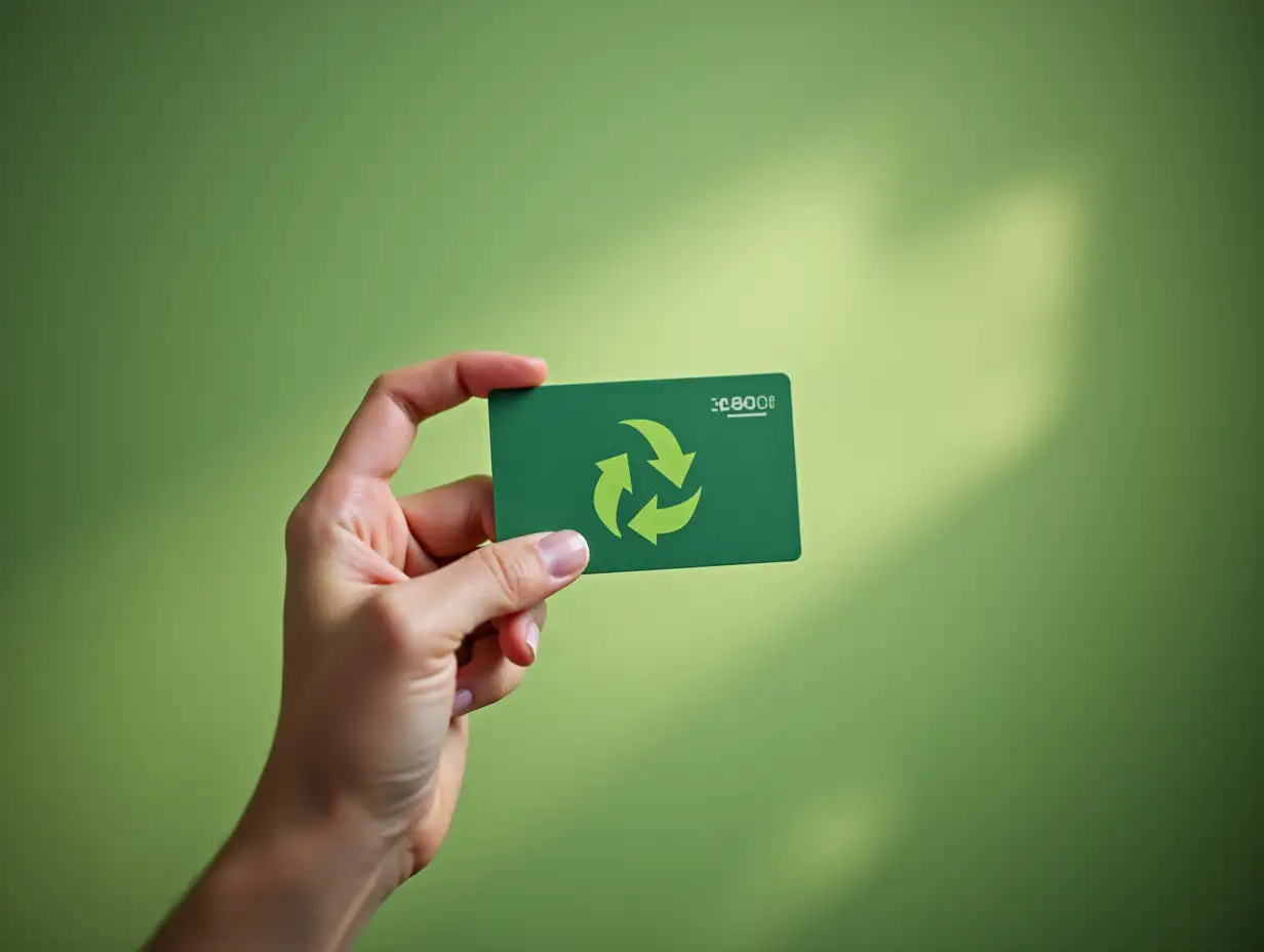 Eco-friendly credit card