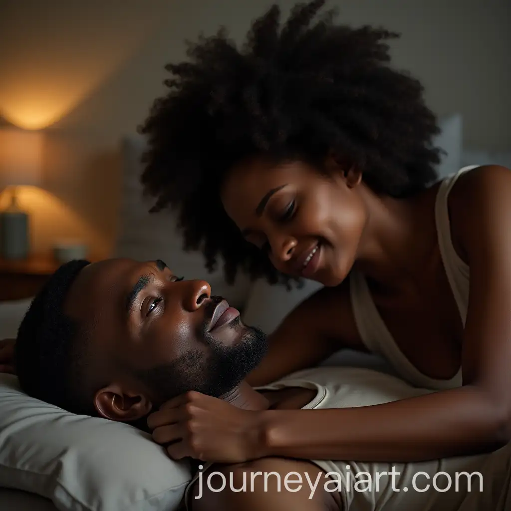 Supportive-Woman-Comforting-Stressed-Man-in-Intimate-Moment