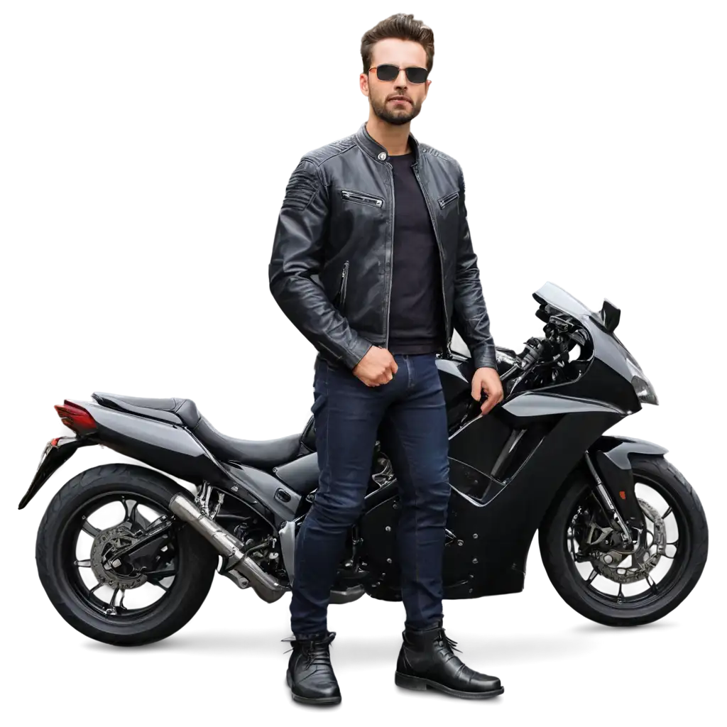 HighResolution-PNG-of-a-Man-in-a-Black-Leather-Jacket-on-a-Sport-Motorcycle-UltraDetailed-and-Cinematic-Lighting