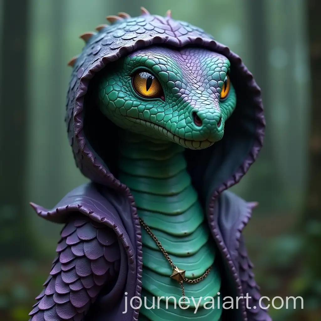 Forest-Viper-Warlock-with-Dragon-Scale-Outfit-in-Haunted-Forest