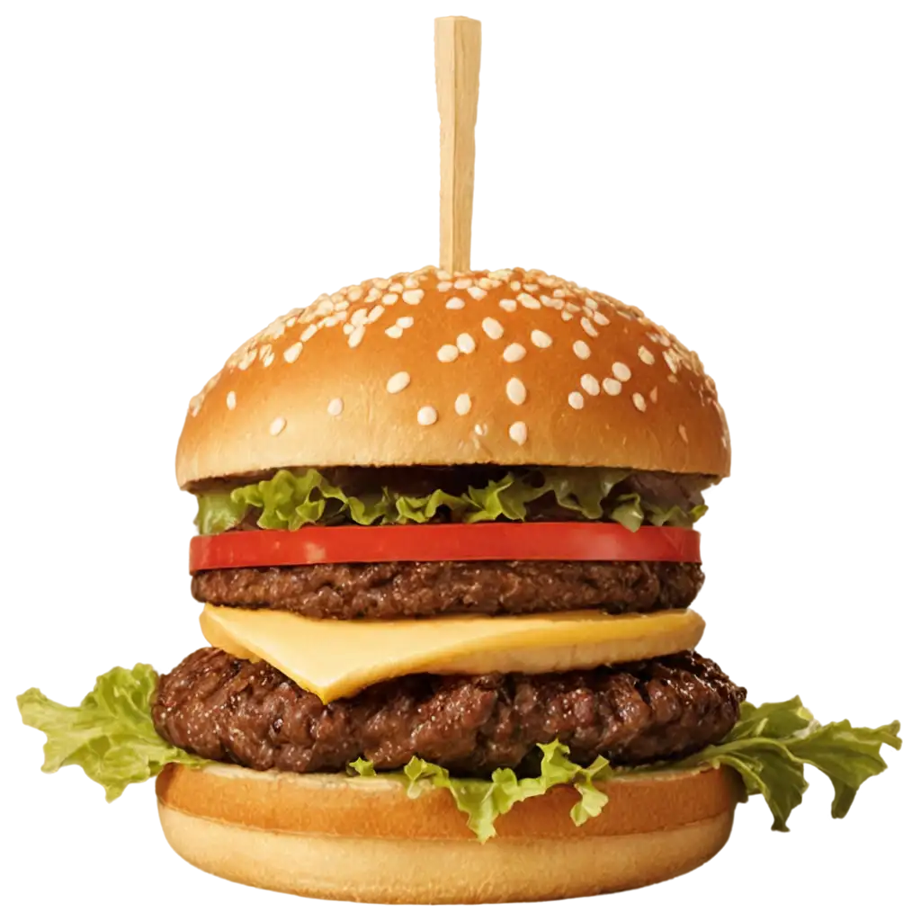 HighQuality-Burger-PNGPNG-Image-Usage-Guide-Image-for-Various-Creative-Applications