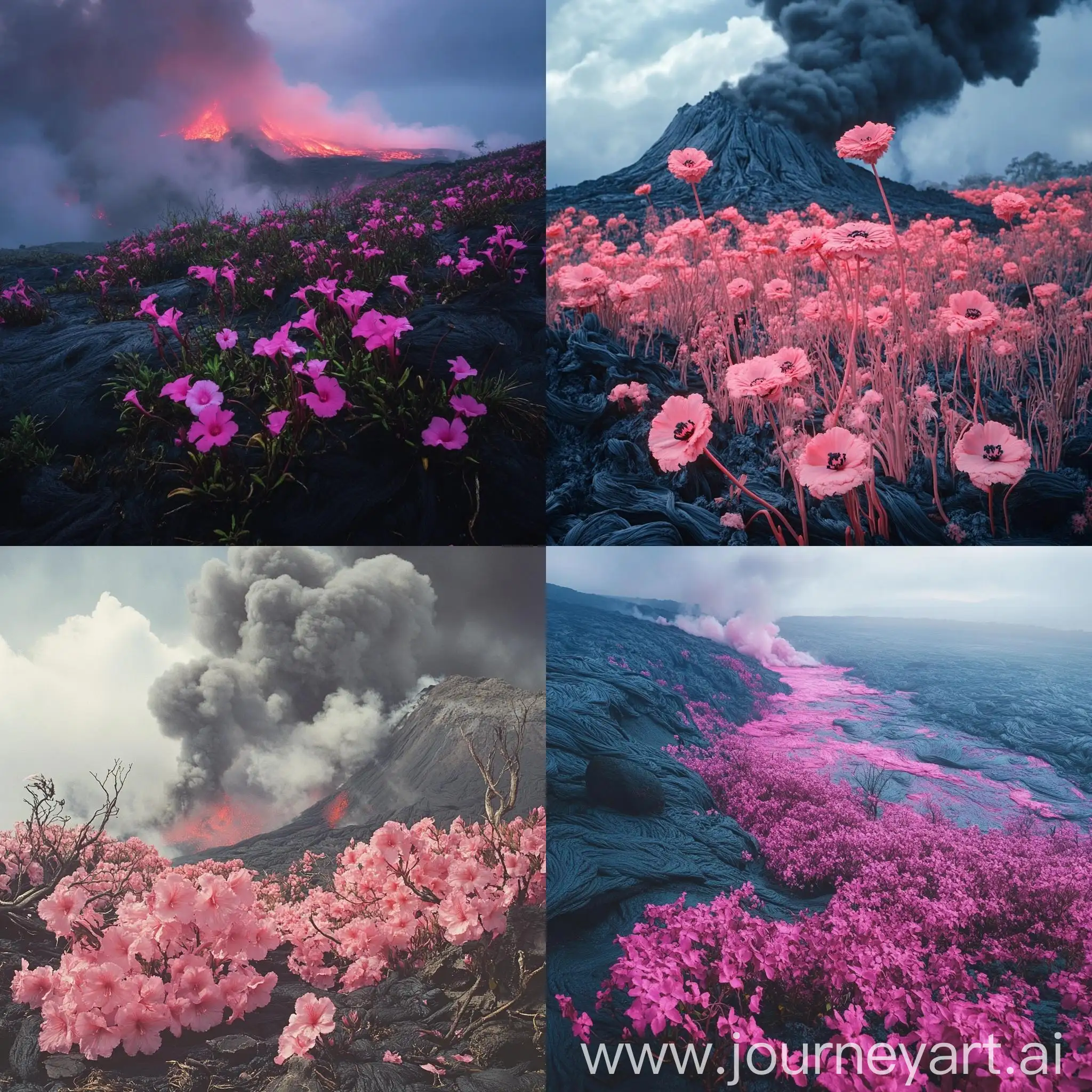 Volcano-Erupting-Pink-Flowers