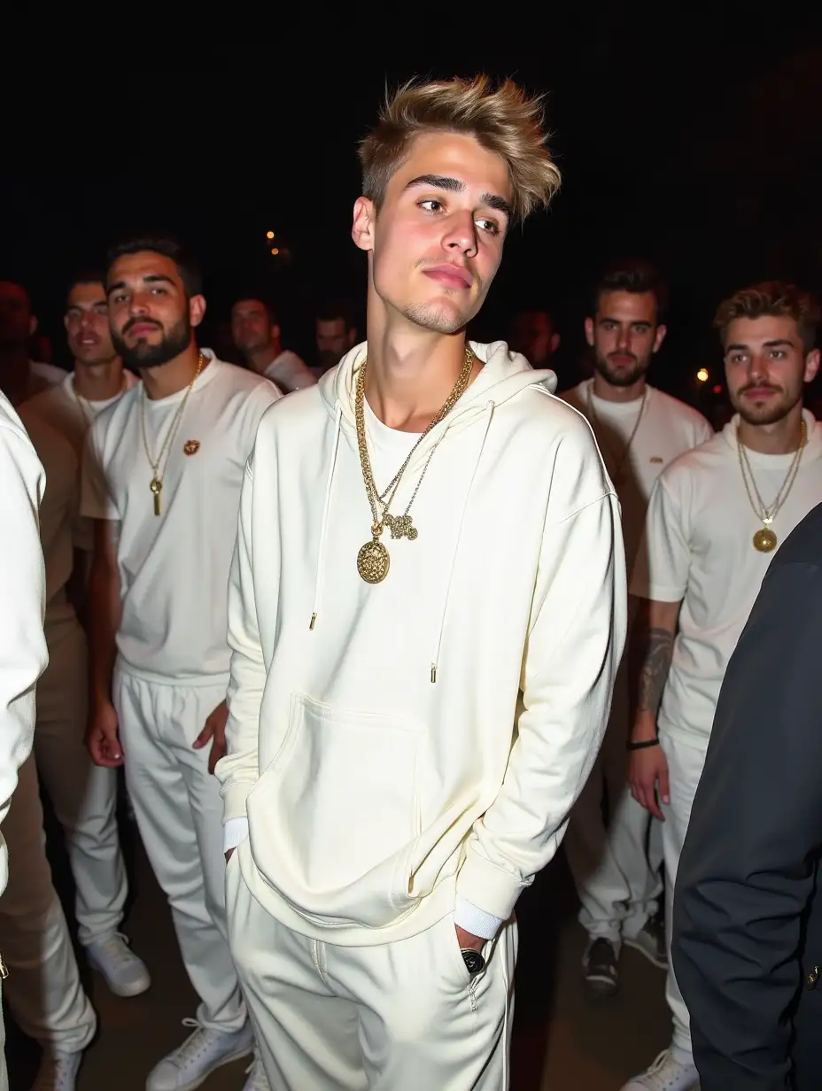 Justin-Bieber-Celebrating-at-a-StarStudded-Party-with-Rappers-in-White-Attire